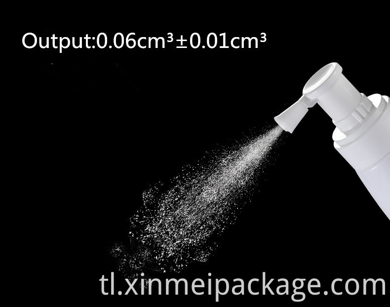 powder spray bottle pump